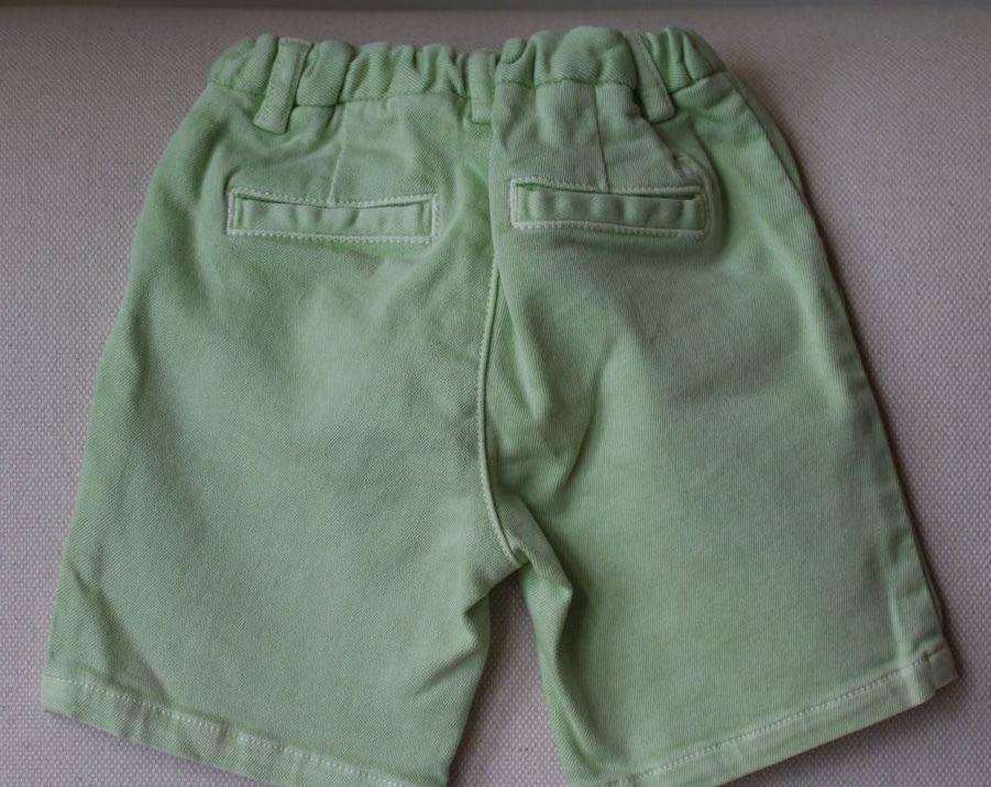 BONPOINT BABY GREEN DENIM SHORTS 12 MONTHS - Image 3
