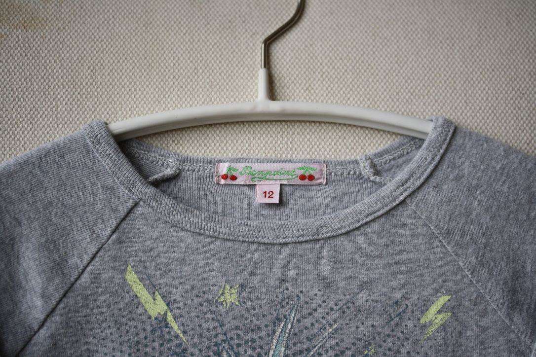BONPOINT BABY GREY TOP TEE T-SHIRT 12 MONTHS - Image 4