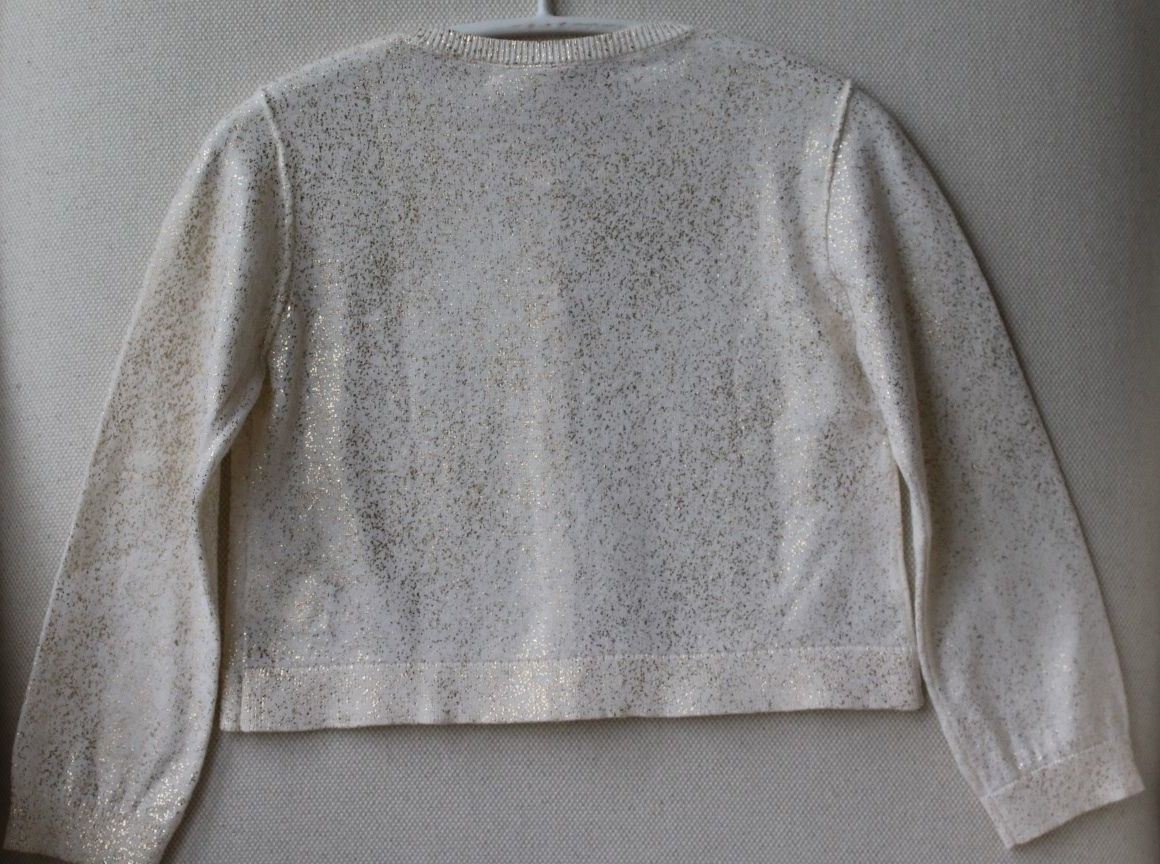 BONPOINT BABY IVORY SPARKLE CARDIGAN 2 YEARS - Image 4