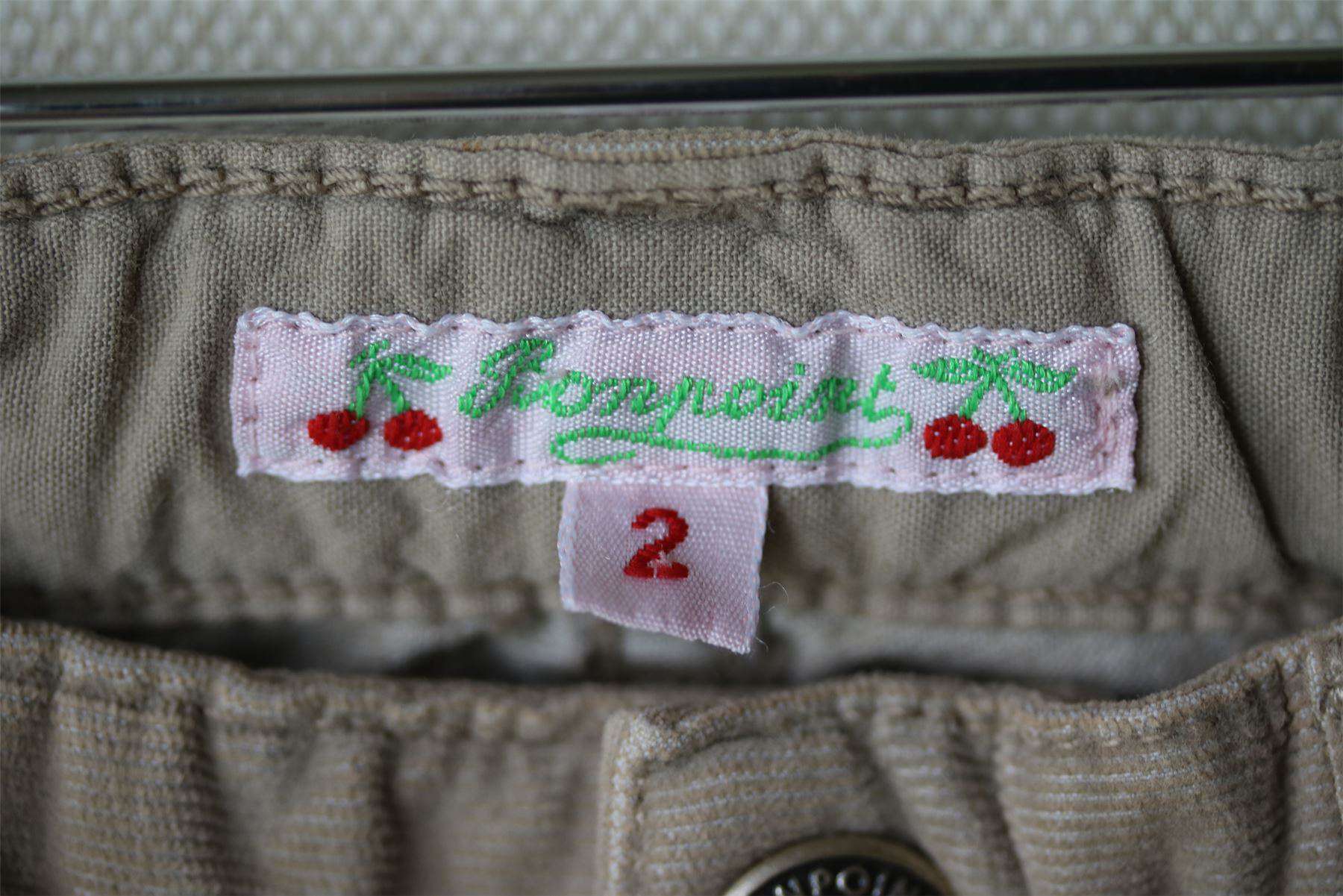 BONPOINT BABY LIGHT BROWN CORDUROY JEANS 2 YEARS - Image 3