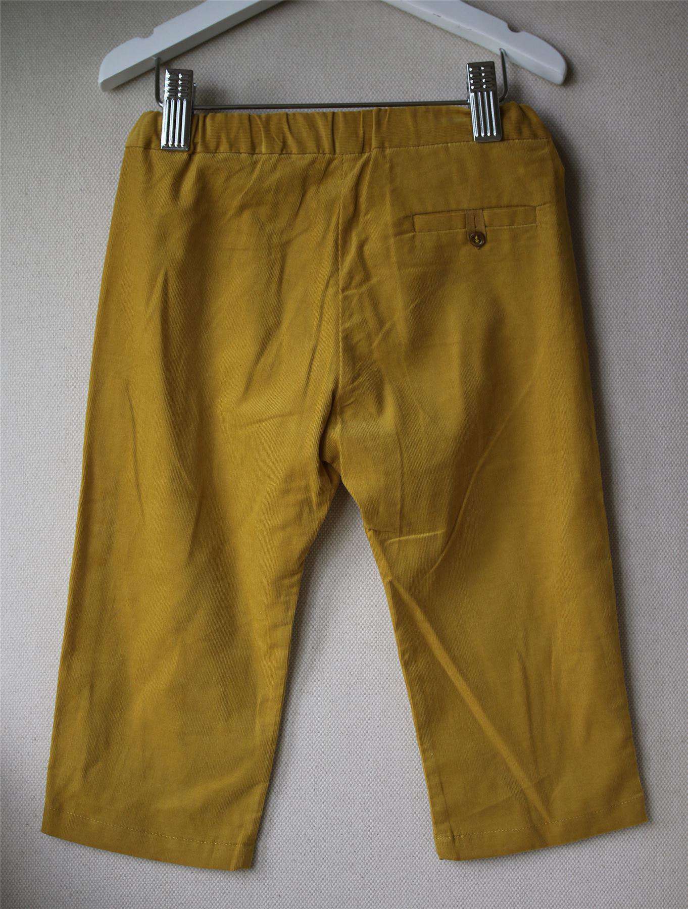 BONPOINT BABY MUSTARD YELLOW CORDUROY TROUSERS 2 YEARS - Image 2