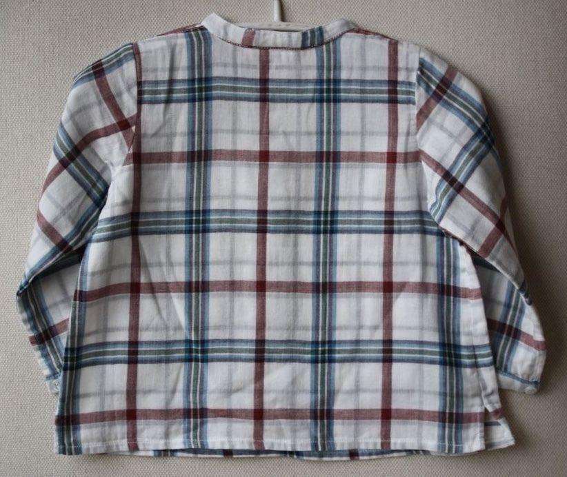BONPOINT BABY POLISSON CHECKED SHIRT 12 MONTHS - Image 2