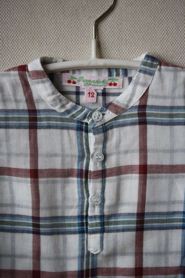 BONPOINT BABY POLISSON CHECKED SHIRT 12 MONTHS - Image 3