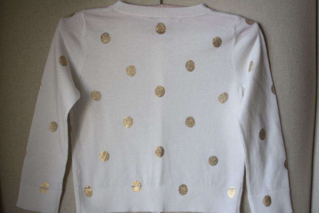 BONPOINT BABY POLKA DOT COTTON CARDIGAN 3 YEARS - Image 4
