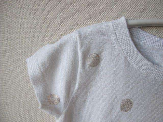 BONPOINT BABY POLKA DOT COTTON SWEATER TOP 3 YEARS - Image 3