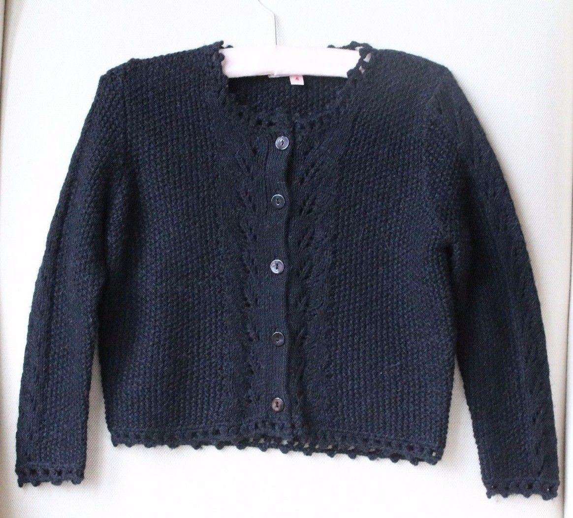 BONPOINT BABY SOFTNESS WOOL CARDIGAN 4 YEARS - Image 3