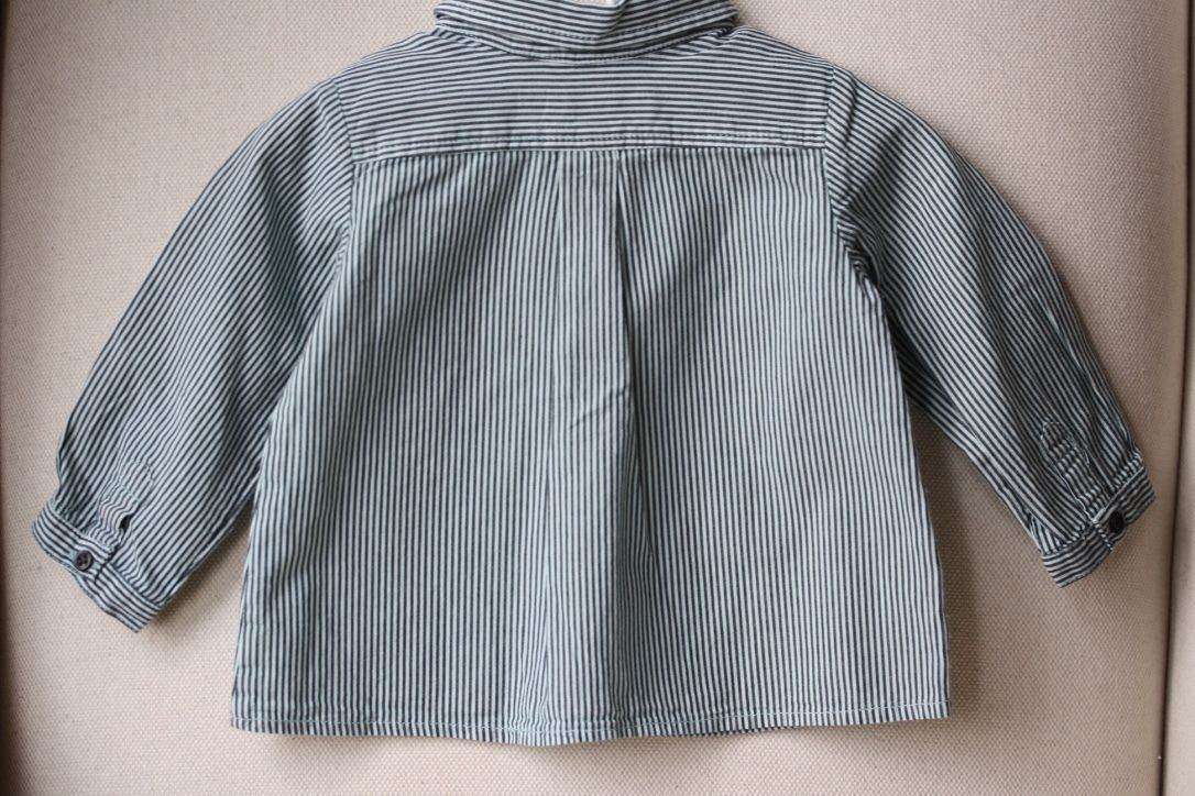 BONPOINT BABY STRIPED SHIRT 6 MONTHS - Image 6