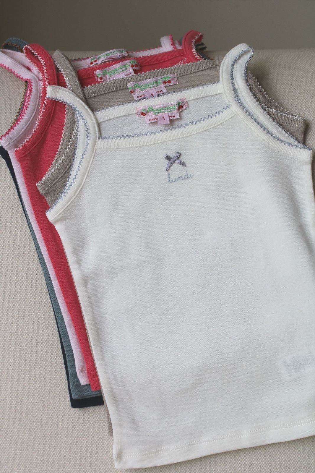 BONPOINT BABY T-SHIRT VEST TOP BUNDLE DAYS OF THE WEEK 12 MONTHS - Image 4