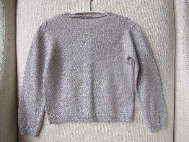 BONPOINT BABY TAUPE SPARKLE CARDIGAN 2 YEARS - Image 2