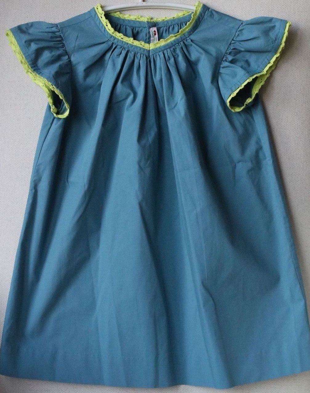 BONPOINT BABY TEAL DRESS 3 YEARS