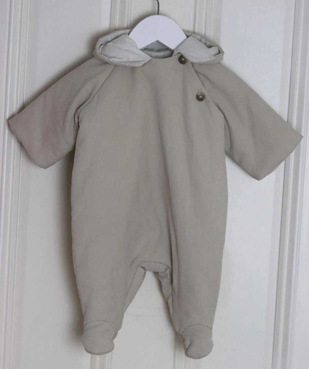 BONPOINT BABY UNISEX CORDUORY PRAMSUIT 1 MONTHS - Image 2