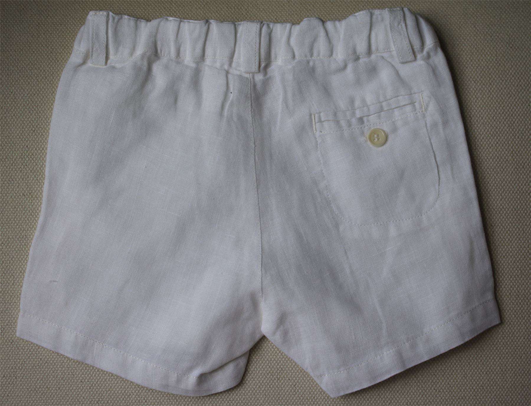 BONPOINT BABY WHITE ACADEMY SHORTS 18 MONTHS - Image 2