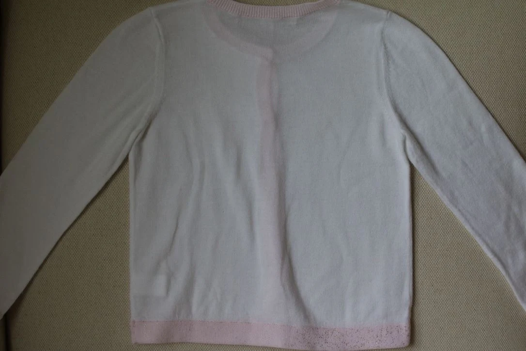 BONPOINT BABY WHITE CARDIGAN 2 YEARS - Image 4