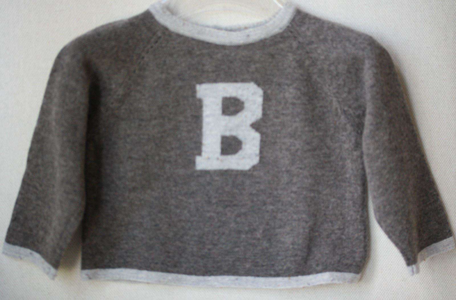 BONPOINT BABY WOOL B SWEATER 12 MONTHS