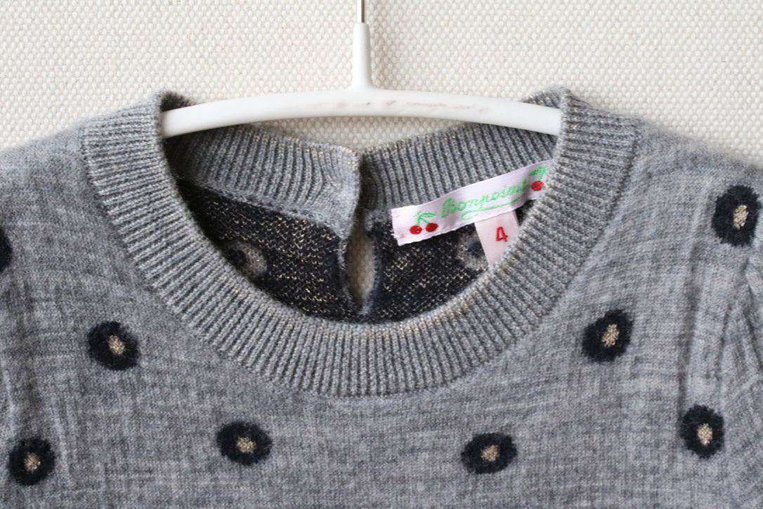 BONPOINT BABY WOOL DRESS 4 YEARS - Image 3