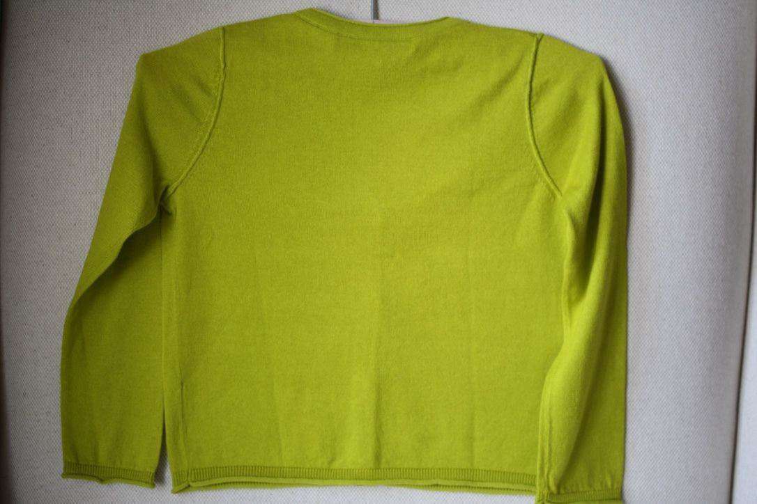 BONPOINT BABY YELLOW CHERRIES COTTON CARDIGAN 3 YEARS - Image 5