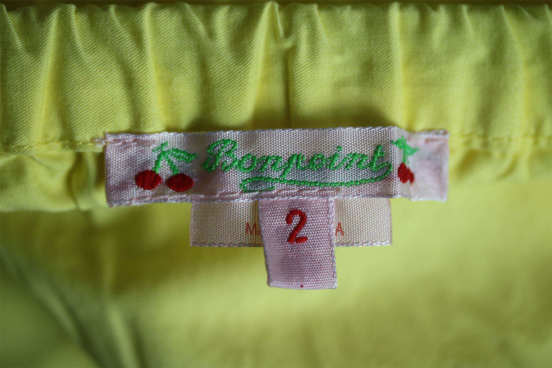 BONPOINT BABY YELLOW GARDEN TROUSERS 2 YEARS - Image 3