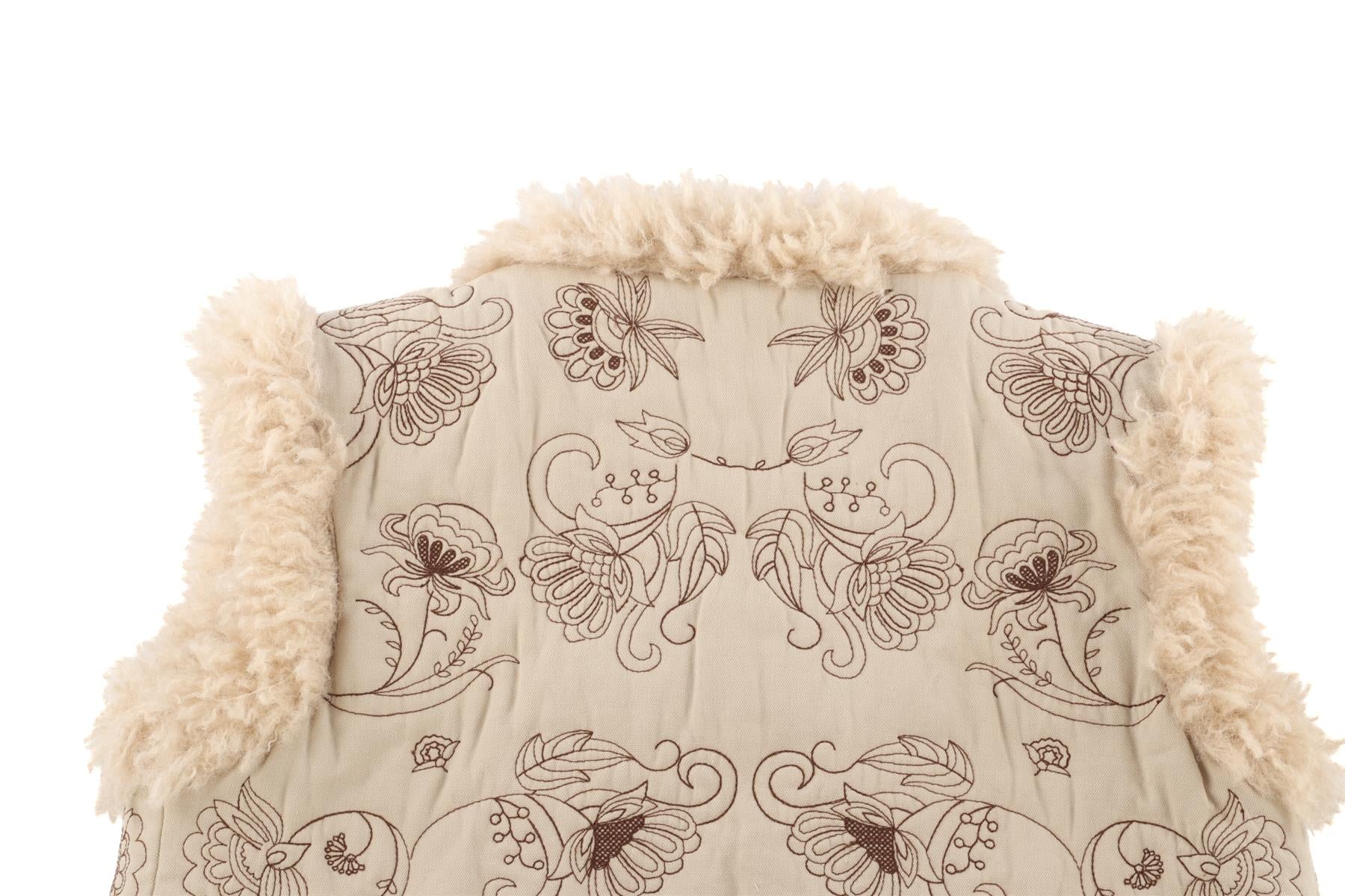 BONPOINT BEIGE KIDS GIRLS GILET 5 YEARS - Image 5