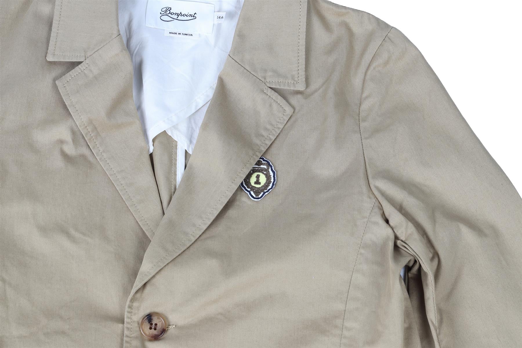 BONPOINT BEIGE TEEN BOYS BLAZER 14 YEARS - Image 4