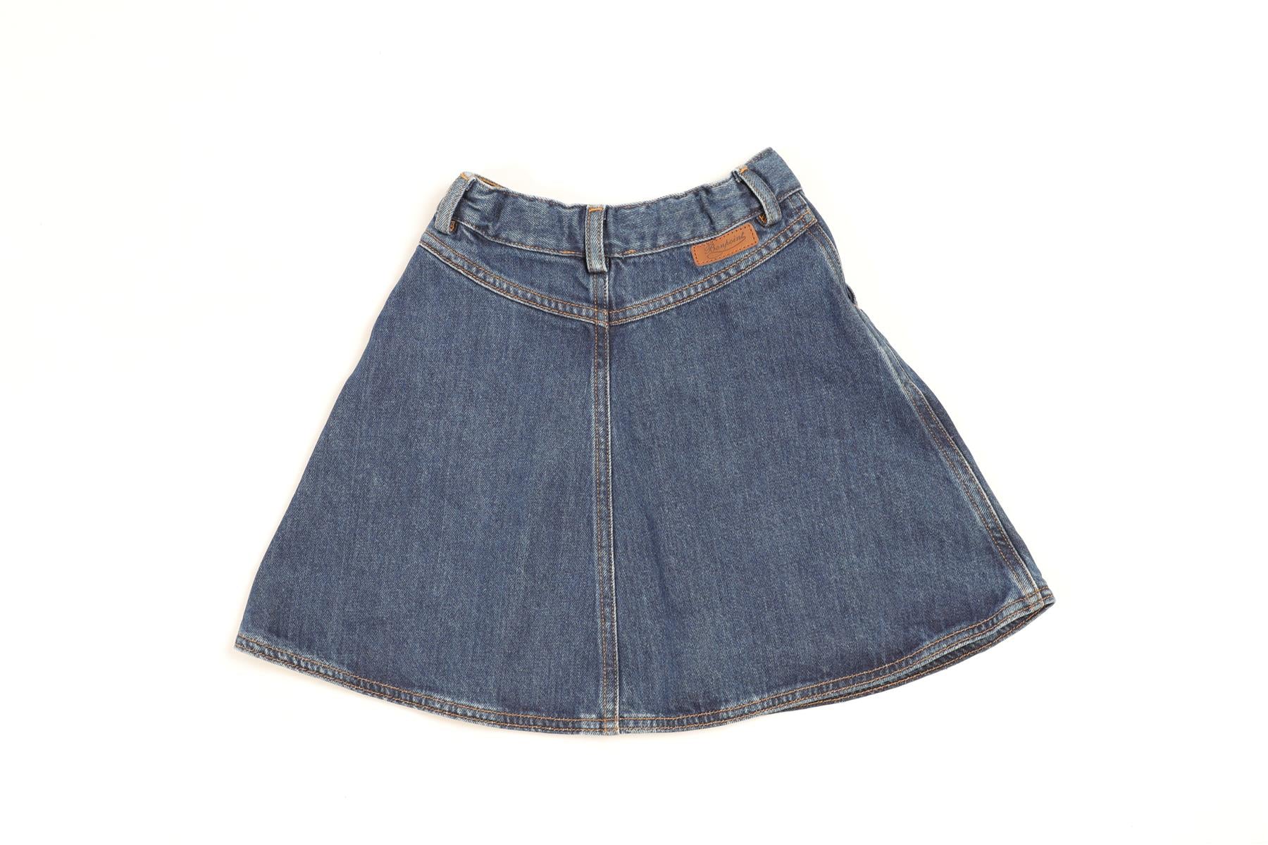 BONPOINT BLUE KIDS GIRLS DENIM SKIRT 6 YEARS - Image 4