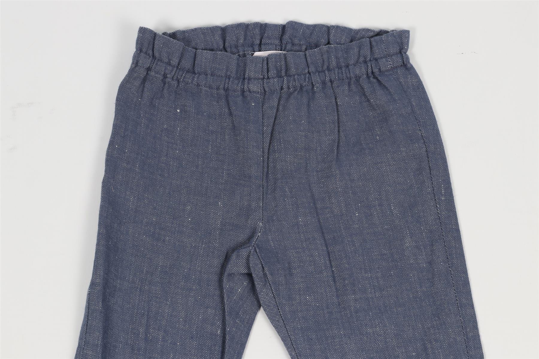 BONPOINT BLUE KIDS GIRLS LINEN PANTS 2 YEARS - Image 3