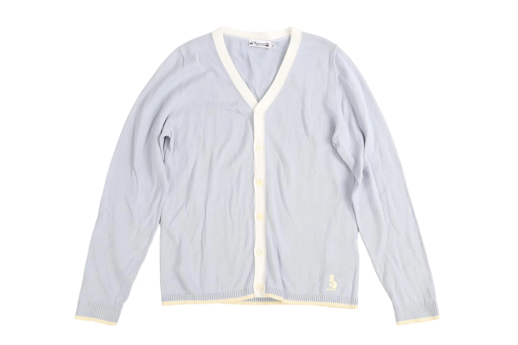 BONPOINT BLUE TEEN BOYS CARDIGAN 14 YEARS - Image 2