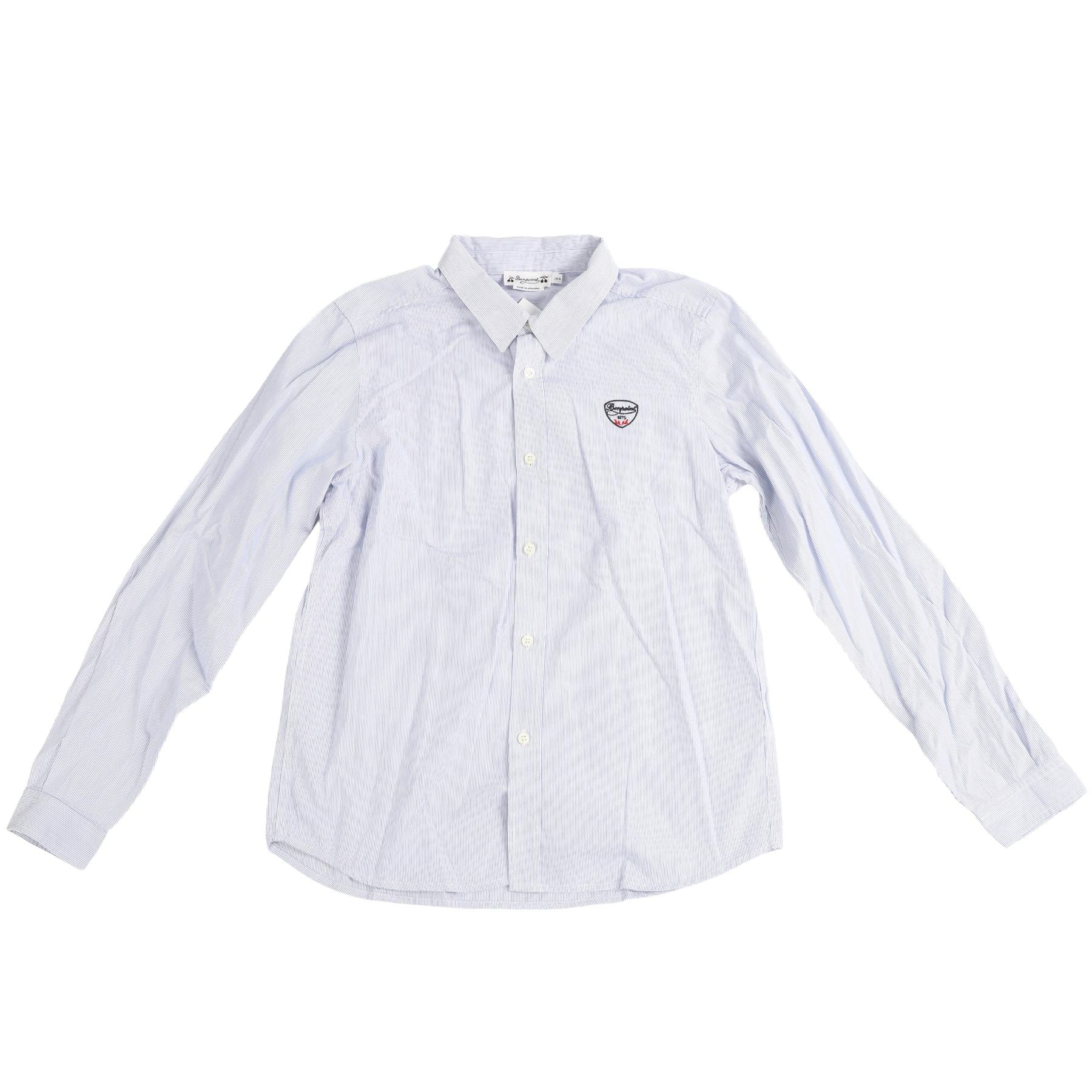 BONPOINT BLUE TEEN BOYS SHIRT 14 YEARS