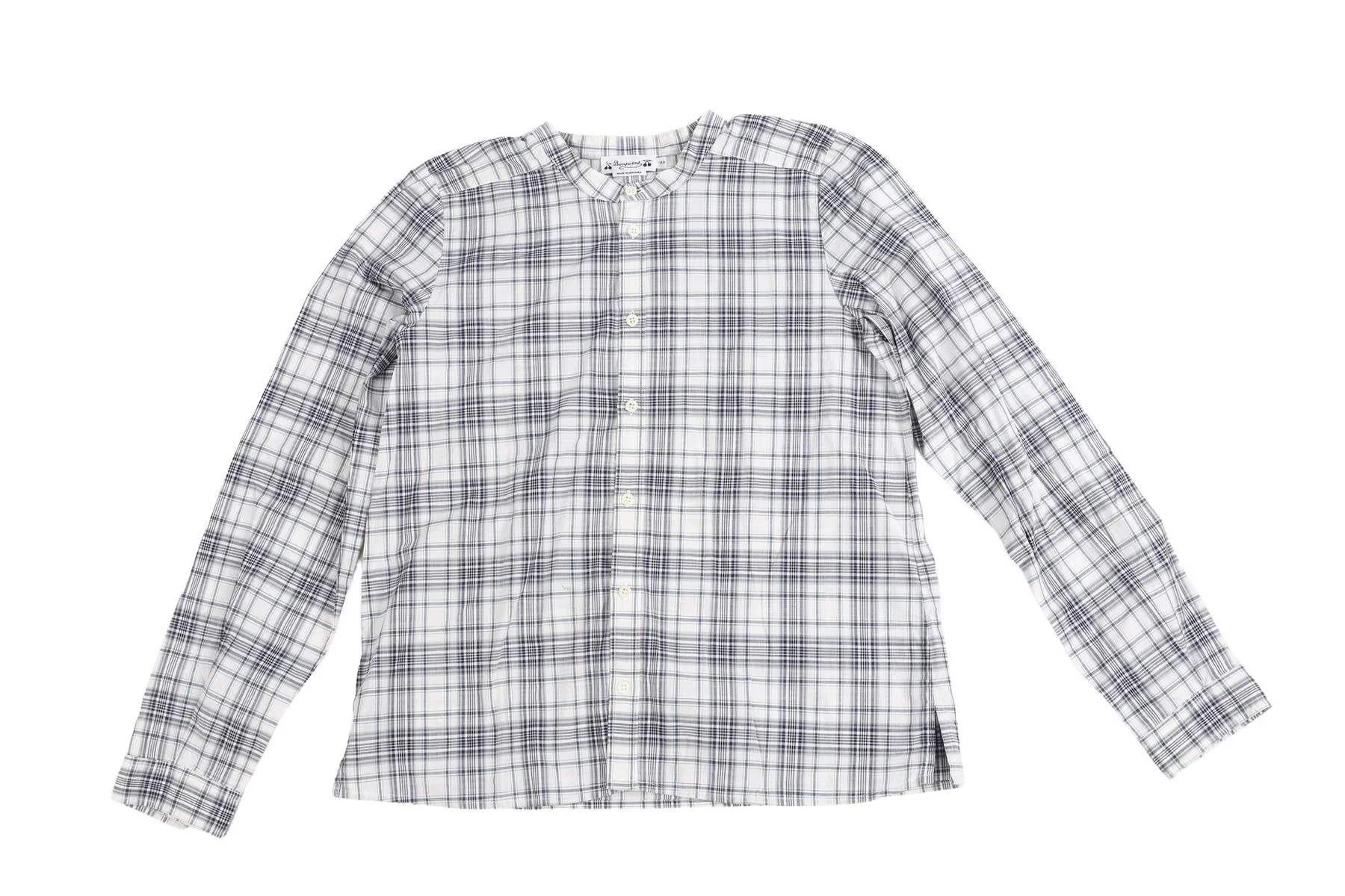 BONPOINT BLUE TEEN BOYS SHIRT 14 YEARS - Image 2