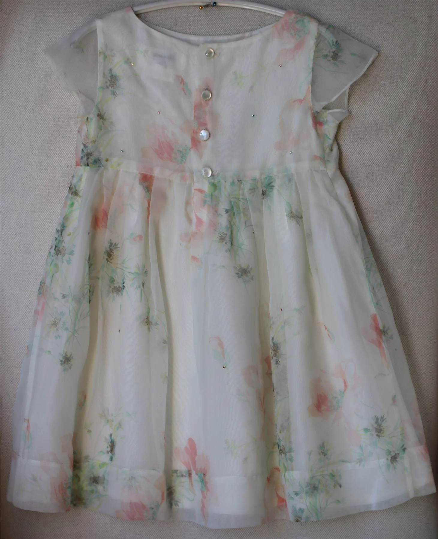 BONPOINT COUTURE GIRLS FLORAL ELEGANCE DRESS 4 YEARS - Image 3