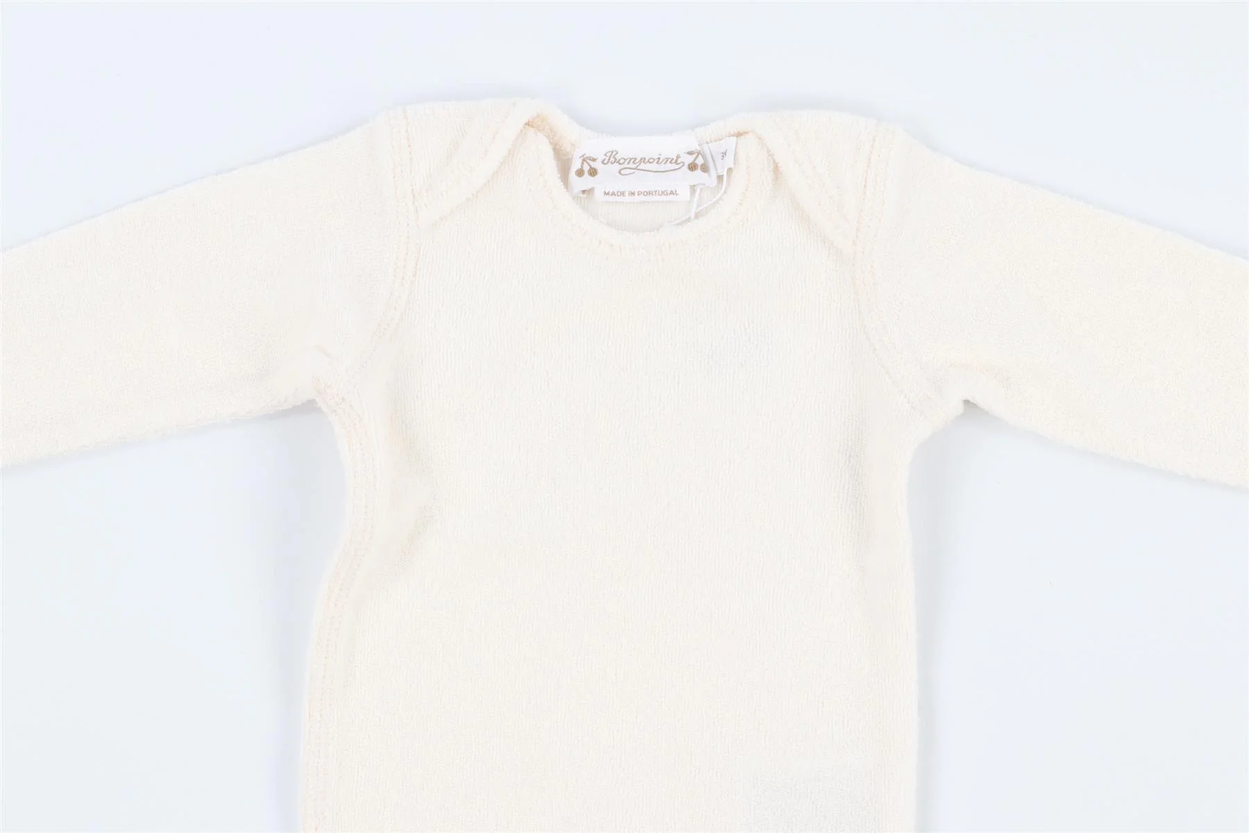 Bonpoint Cream Kids Girls Cotton Set 3 Months - Image 3