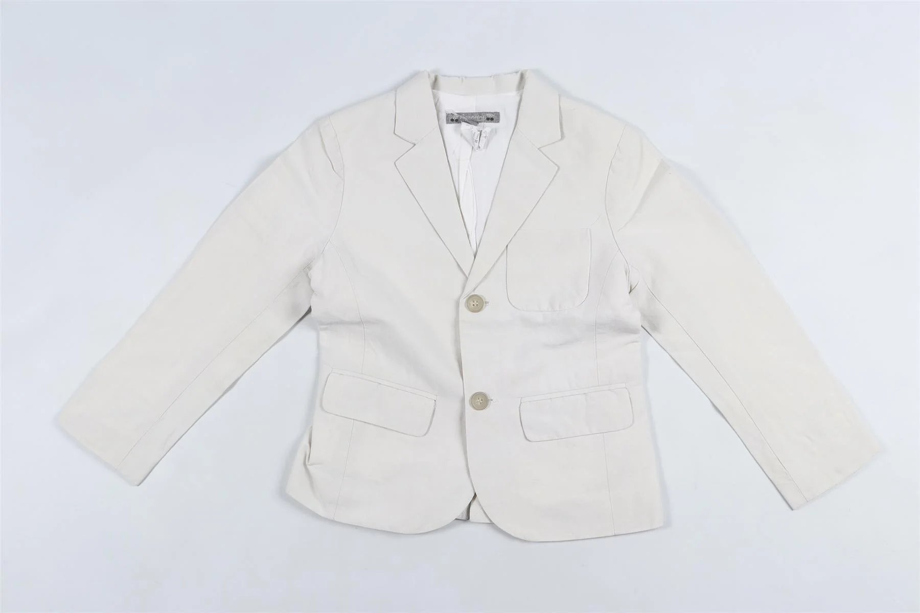 BONPOINT ECRU KIDS BOYS BLAZER 6 YEARS - Image 2