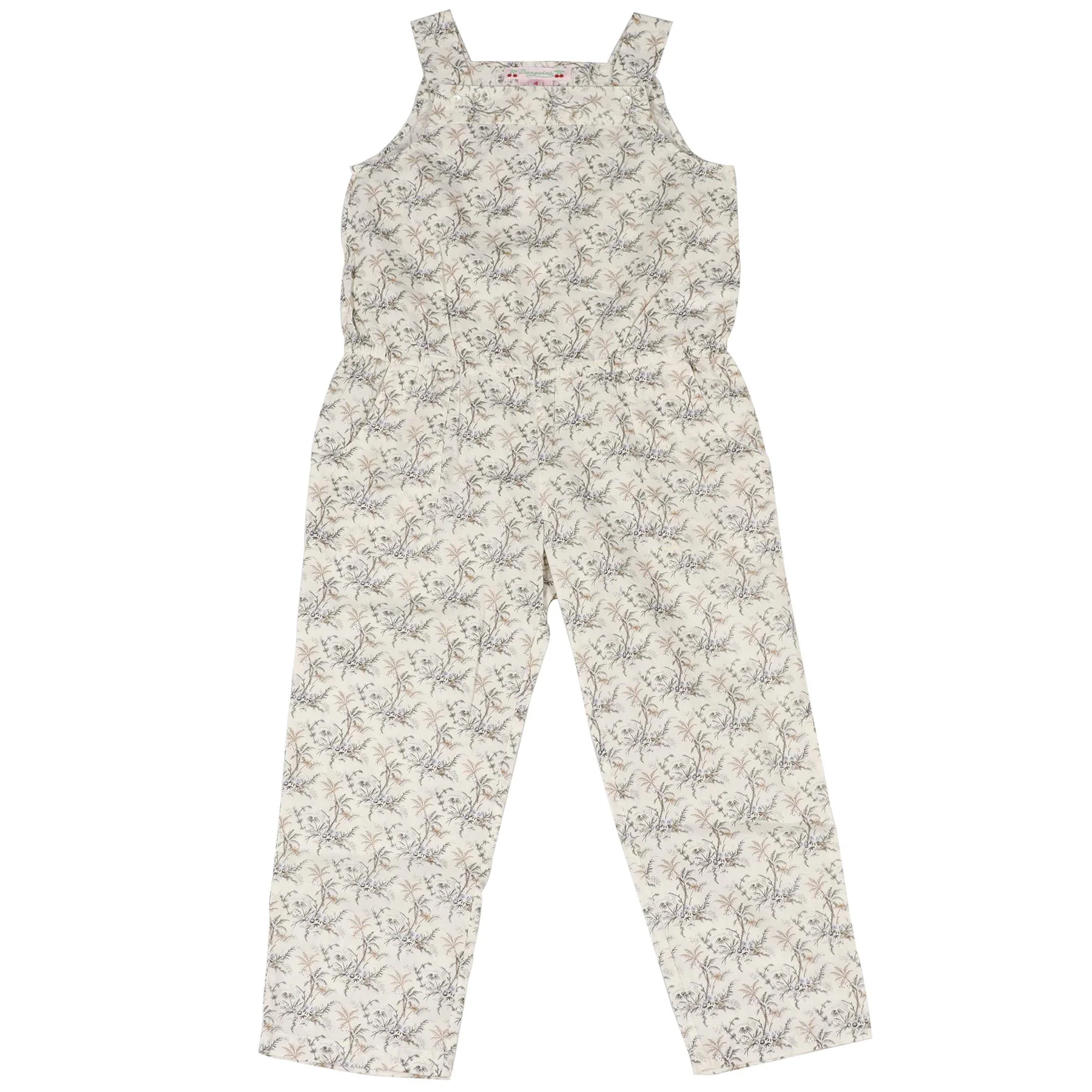 BONPOINT ECRU KIDS GIRLS COTTON JUMPSUIT 4 YEARS - Image 6