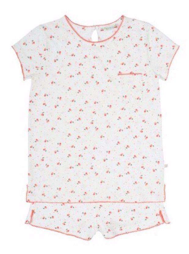 BONPOINT FLORAL PRINT PYJAMAS 3 YEARS