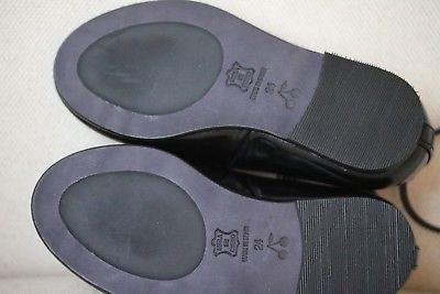BONPOINT GIRLS BLACK LEATHER SHOES EU 24 UK 7 - Image 9