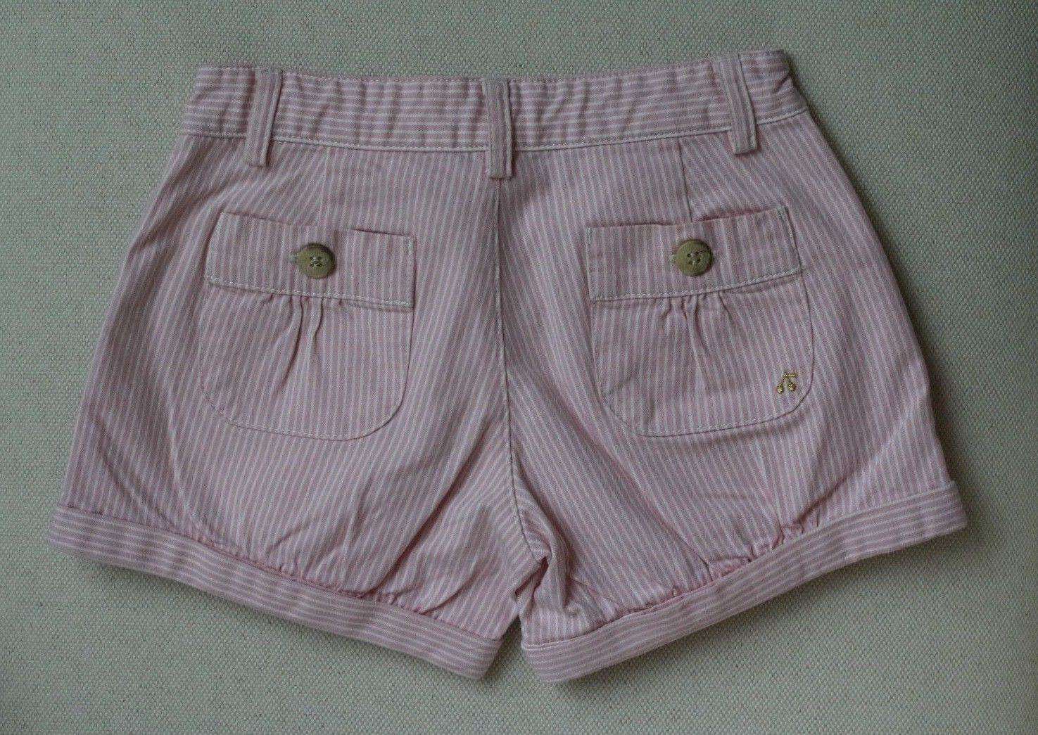 BONPOINT GIRLS EIGHT PINK STRIPE SHORTS 4 YEARS - Image 2