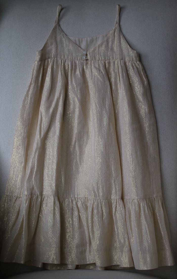 BONPOINT GIRLS GOLD ESTIVAL DRESS 4 YEARS - Image 3