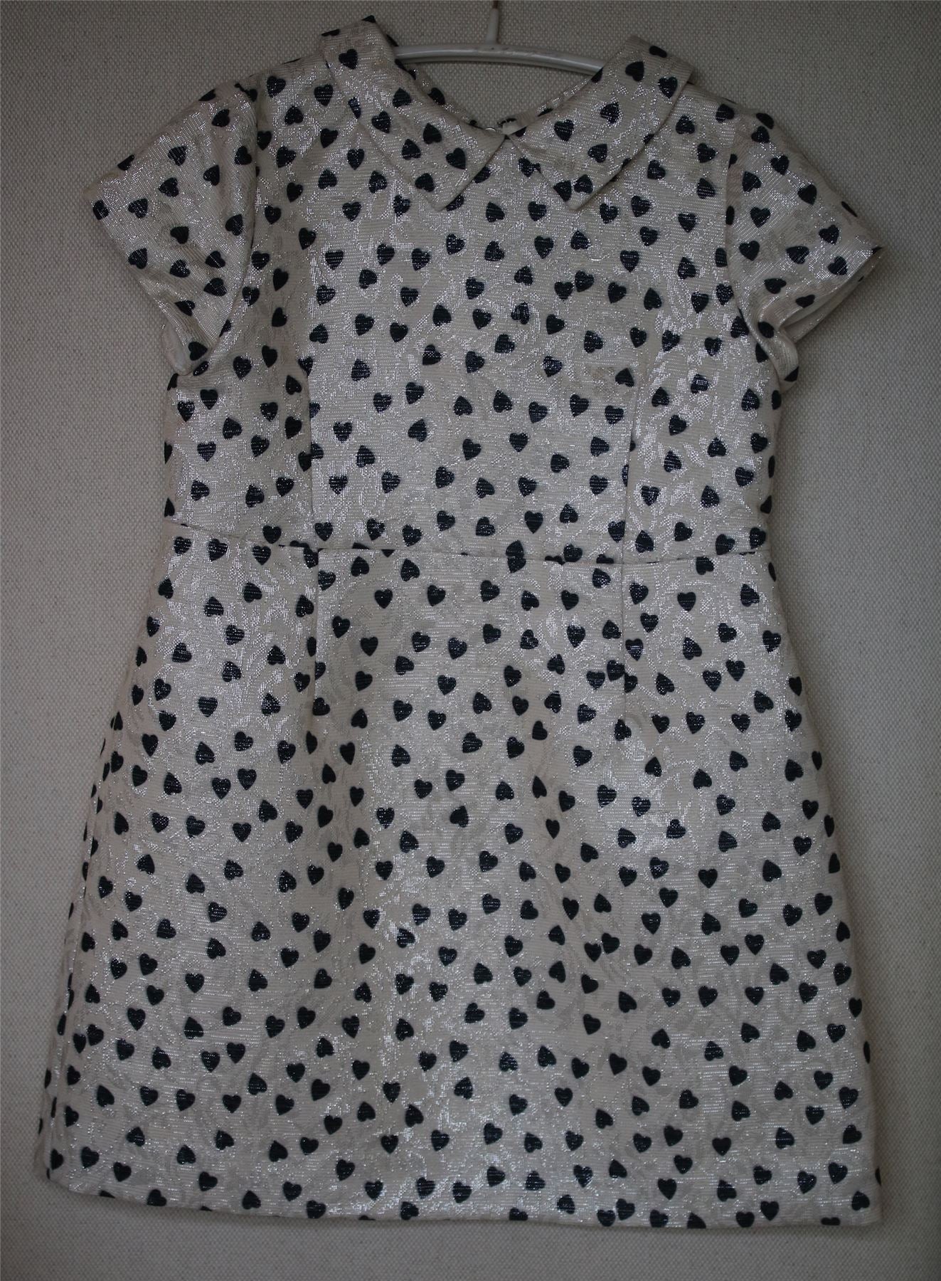 BONPOINT GIRLS HEART PRINT DIVA DRESS 4 YEARS - Image 2