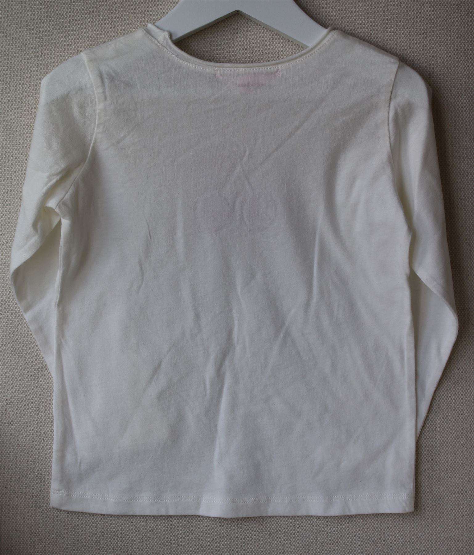 BONPOINT GIRLS IVORY CHERRY TOP 3-4 YEARS - Image 2