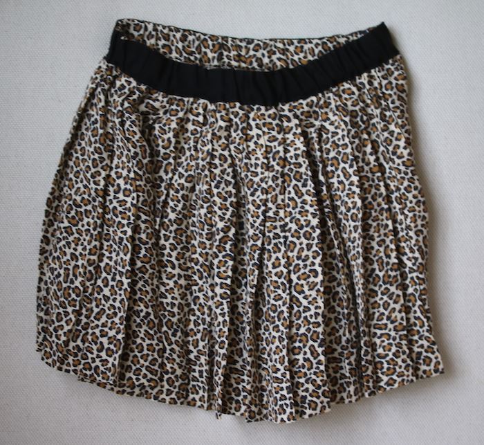 BONPOINT GIRLS LEOPARD PRINT SKIRT 4 YEARS - Image 4