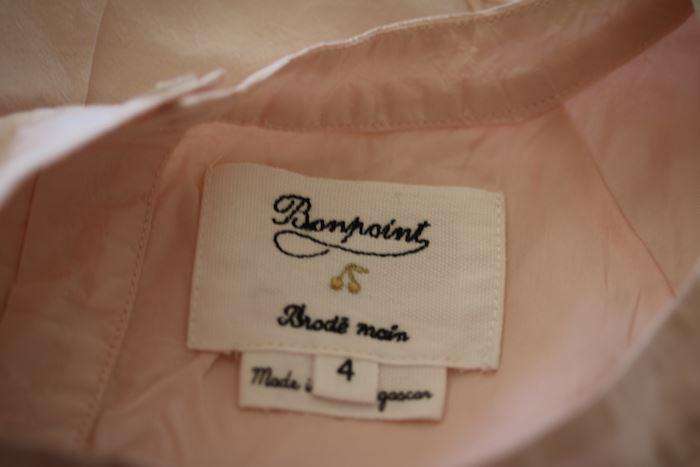 BONPOINT GIRLS PINK ELITE DRESS 4 YEARS - Image 3