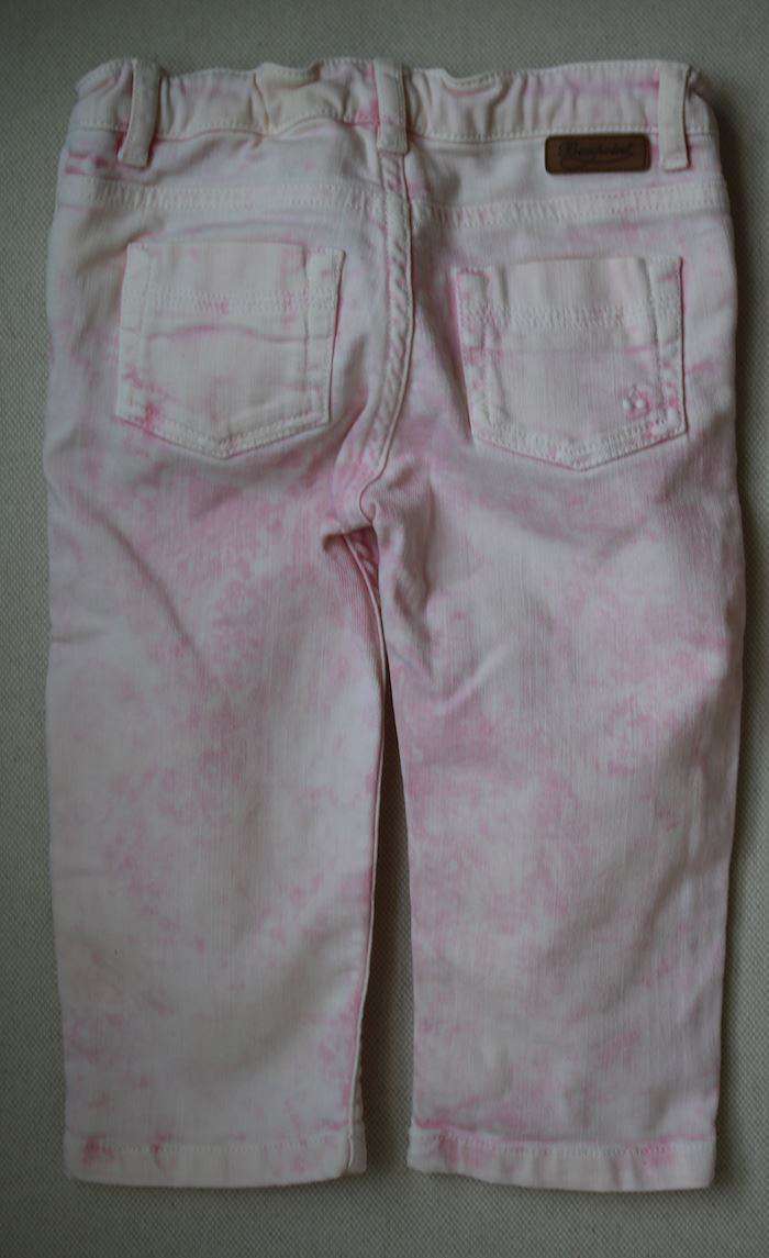 BONPOINT GIRLS PINK TIE DYE COOKIE JEANS 2 YEARS - Image 2