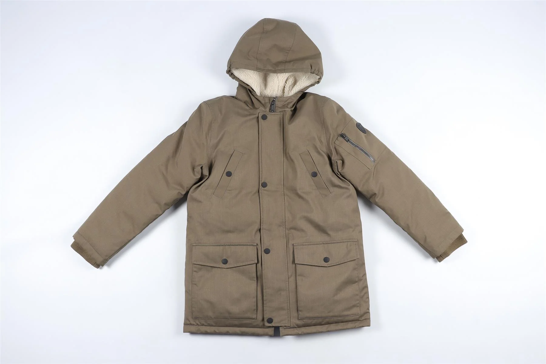 BONPOINT GREEN KIDS BOYS COAT 12 YEARS - Image 2