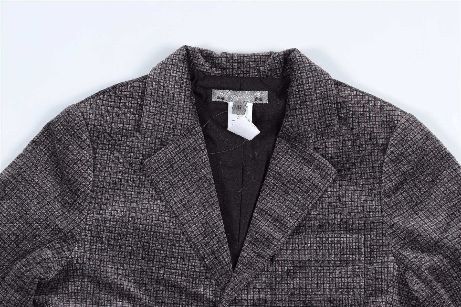 BONPOINT GREY KIDS BOY BLAZER 6 YEARS - Image 3