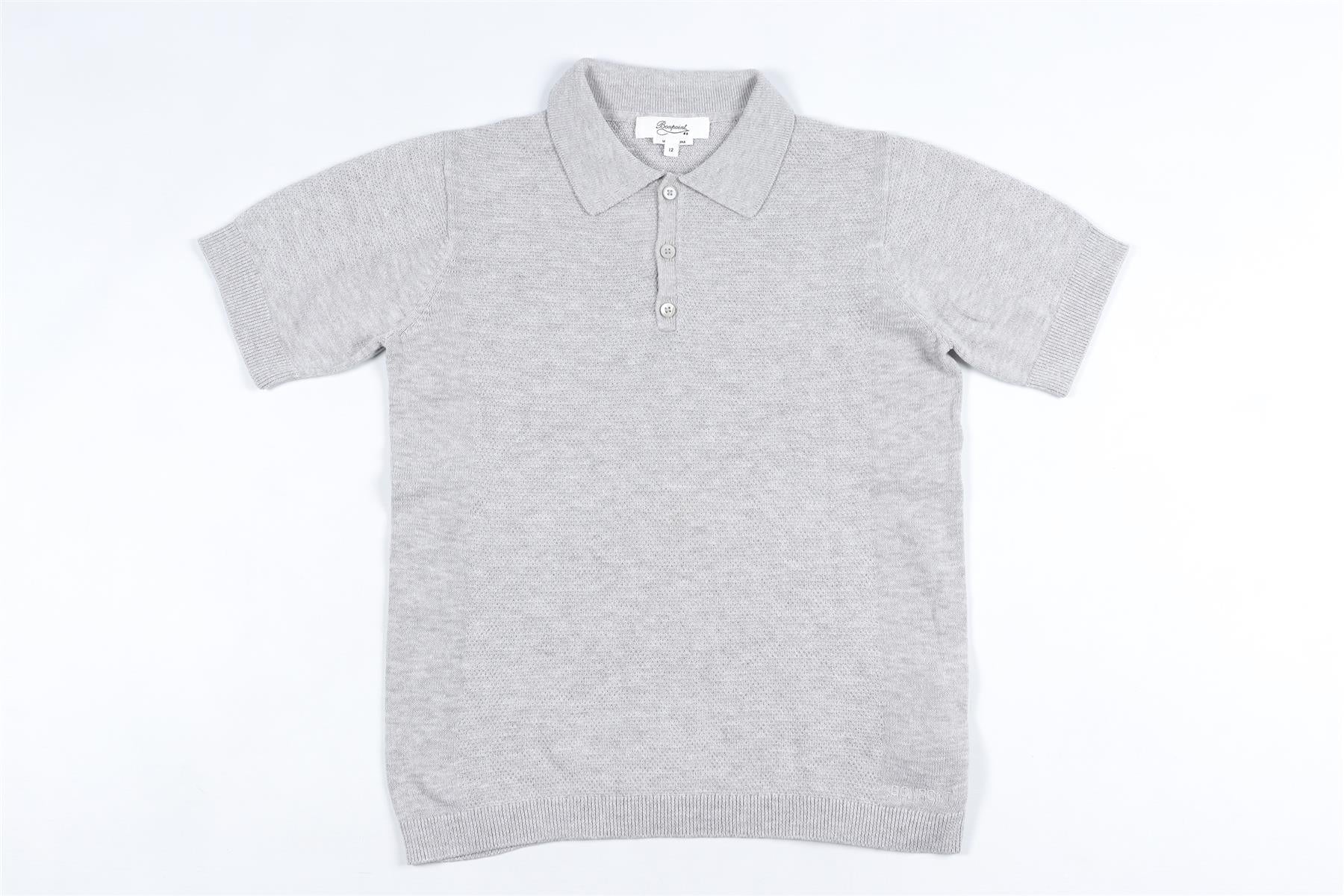 BONPOINT GREY KIDS BOYS POLO SHIRT 12 YEARS - Image 2