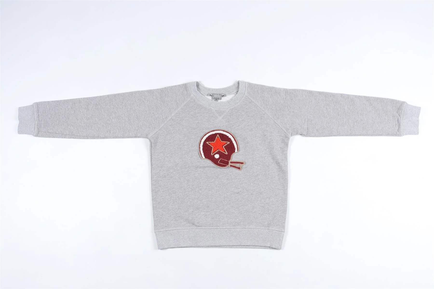 BONPOINT GREY KIDS BOYS SWEATSHIRT 10 YEARS - Image 2