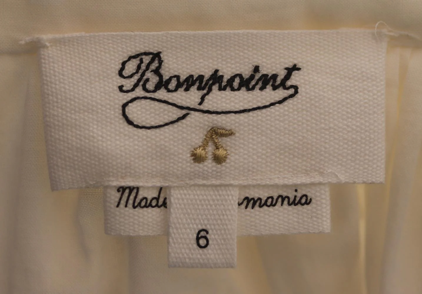 BONPOINT KIDS GIRLS EMBELLISHED SILK DRESS 6 YEARS - Image 5