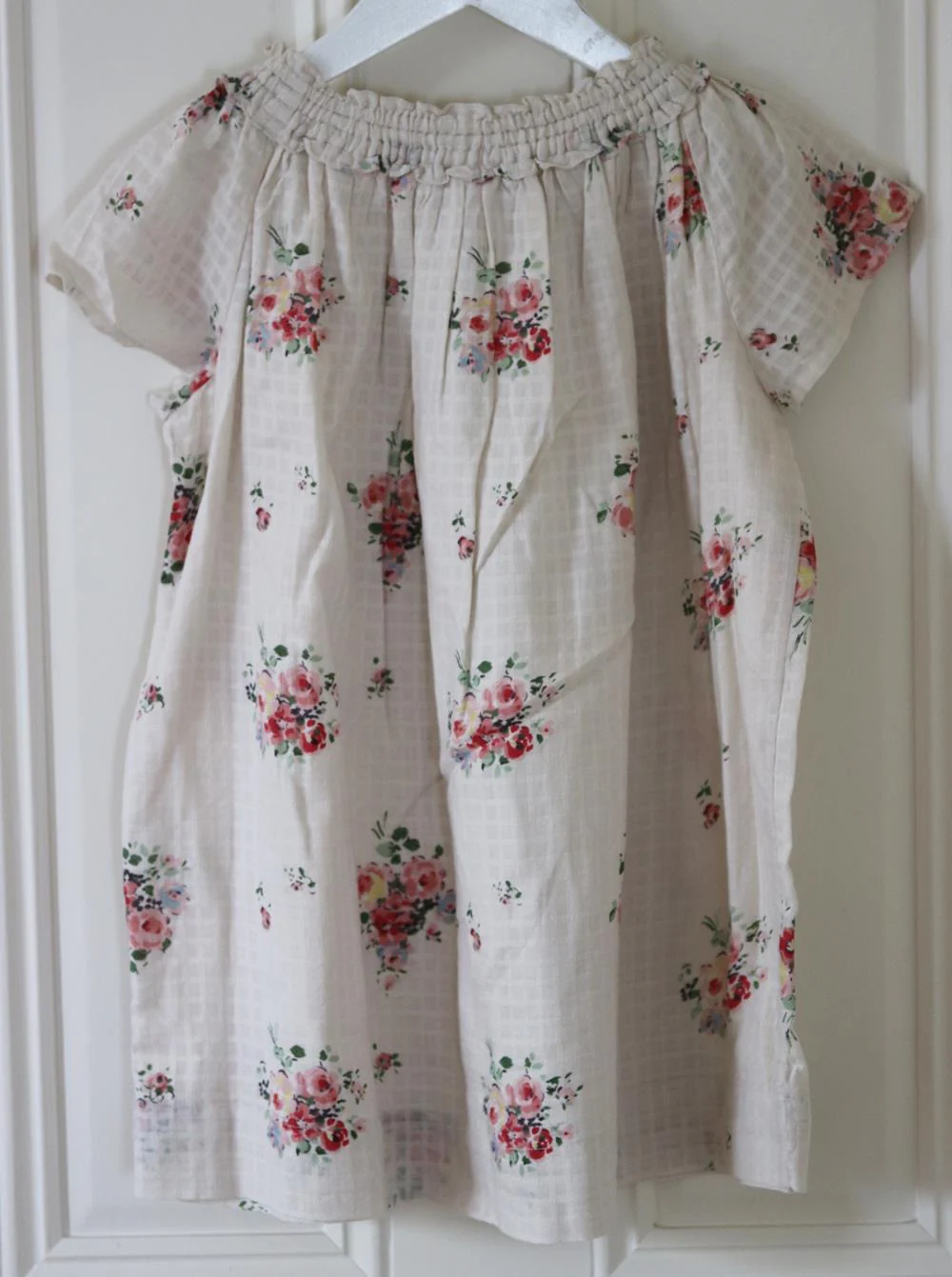 BONPOINT KIDS GIRLS FLORAL COTTON DRESS 6 YEARS - Image 3