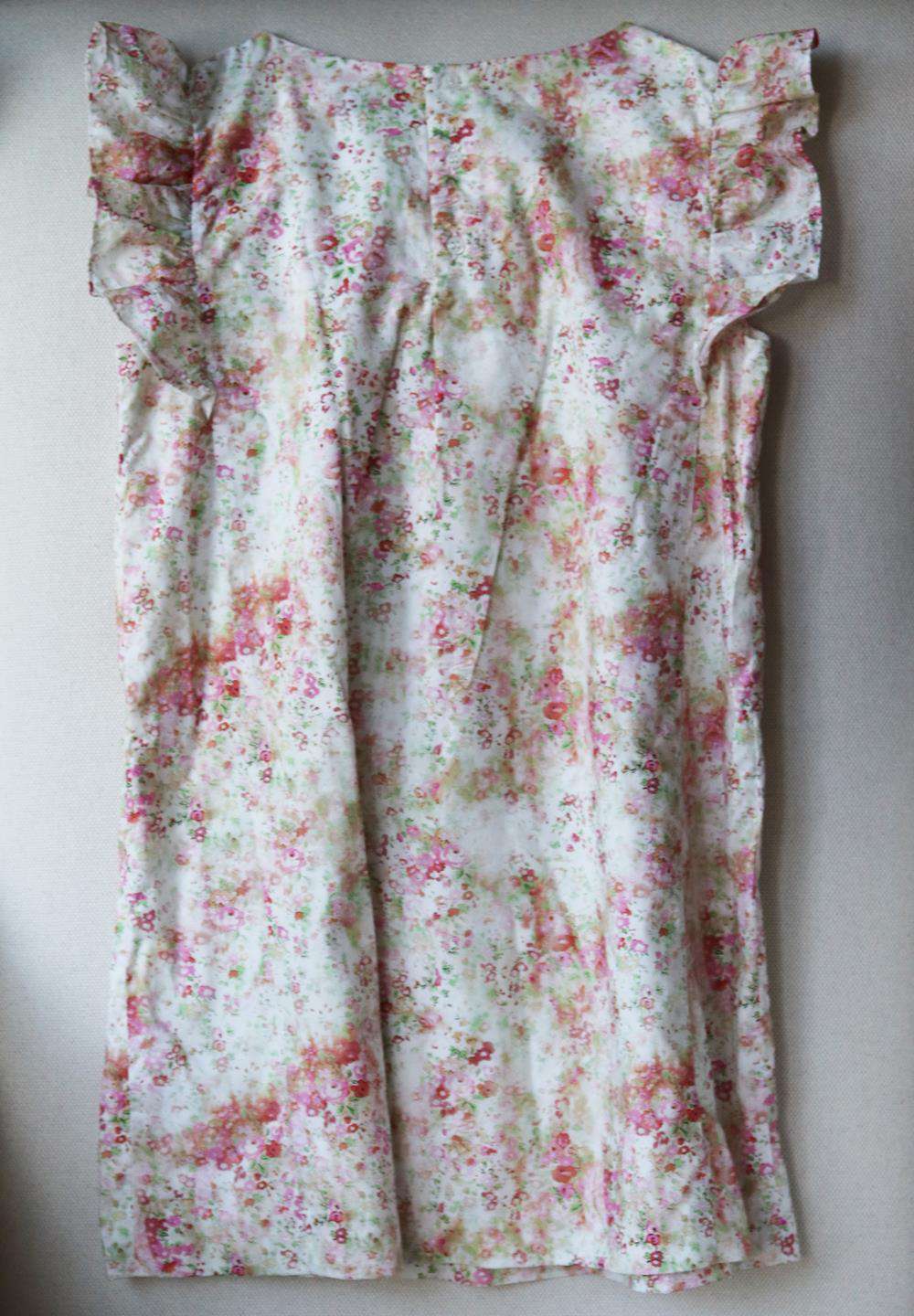 BONPOINT KIDS GIRLS FLORAL COTTON DRESS 8 YEARS - Image 3