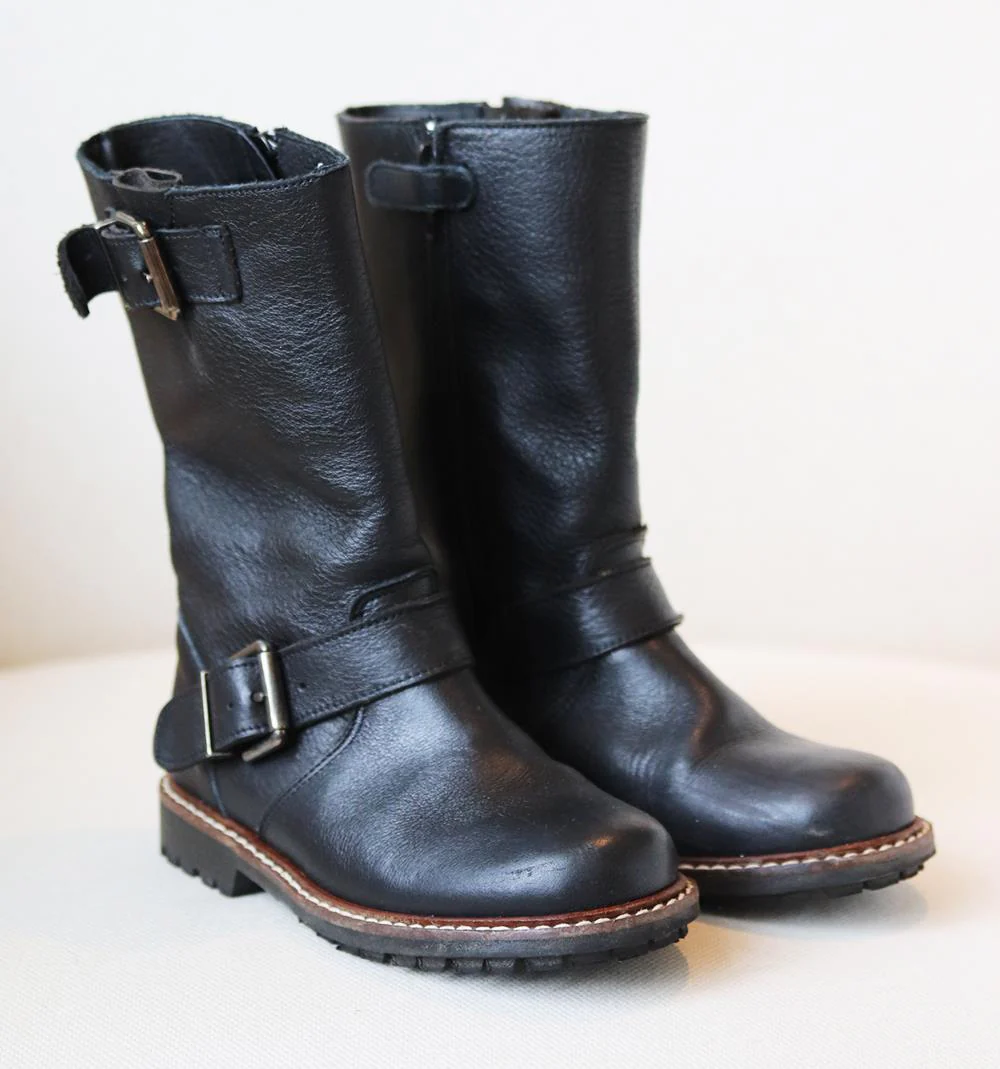BONPOINT KIDS GIRLS LEATHER BOOTS EU 28 UK 10 - Image 2