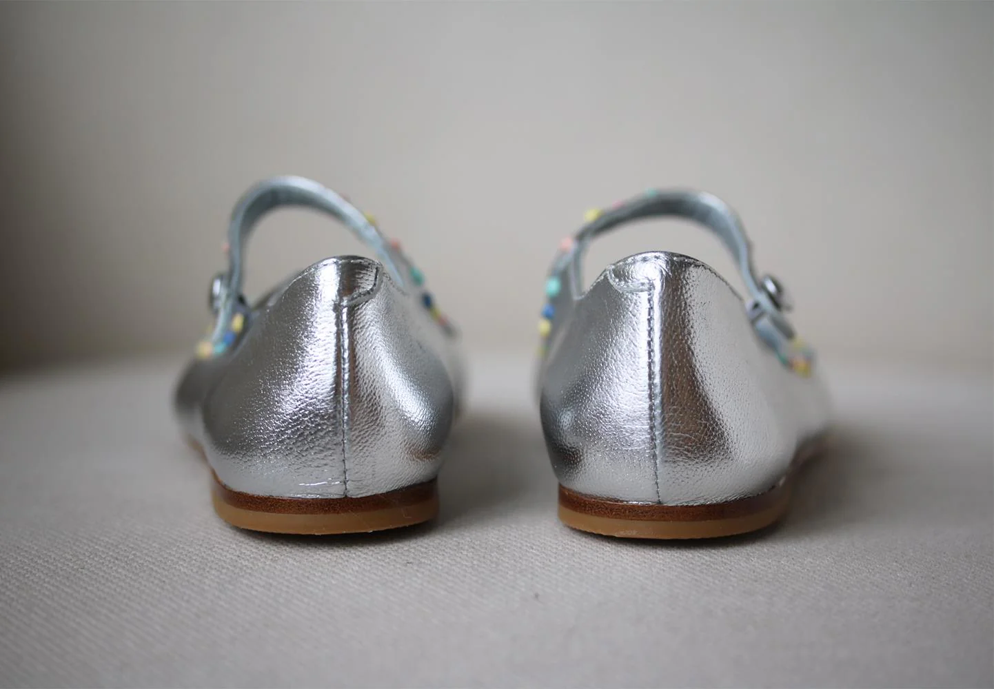 BONPOINT KIDS GIRLS LEATHER SHOES EU 27 UK 9 - Image 4